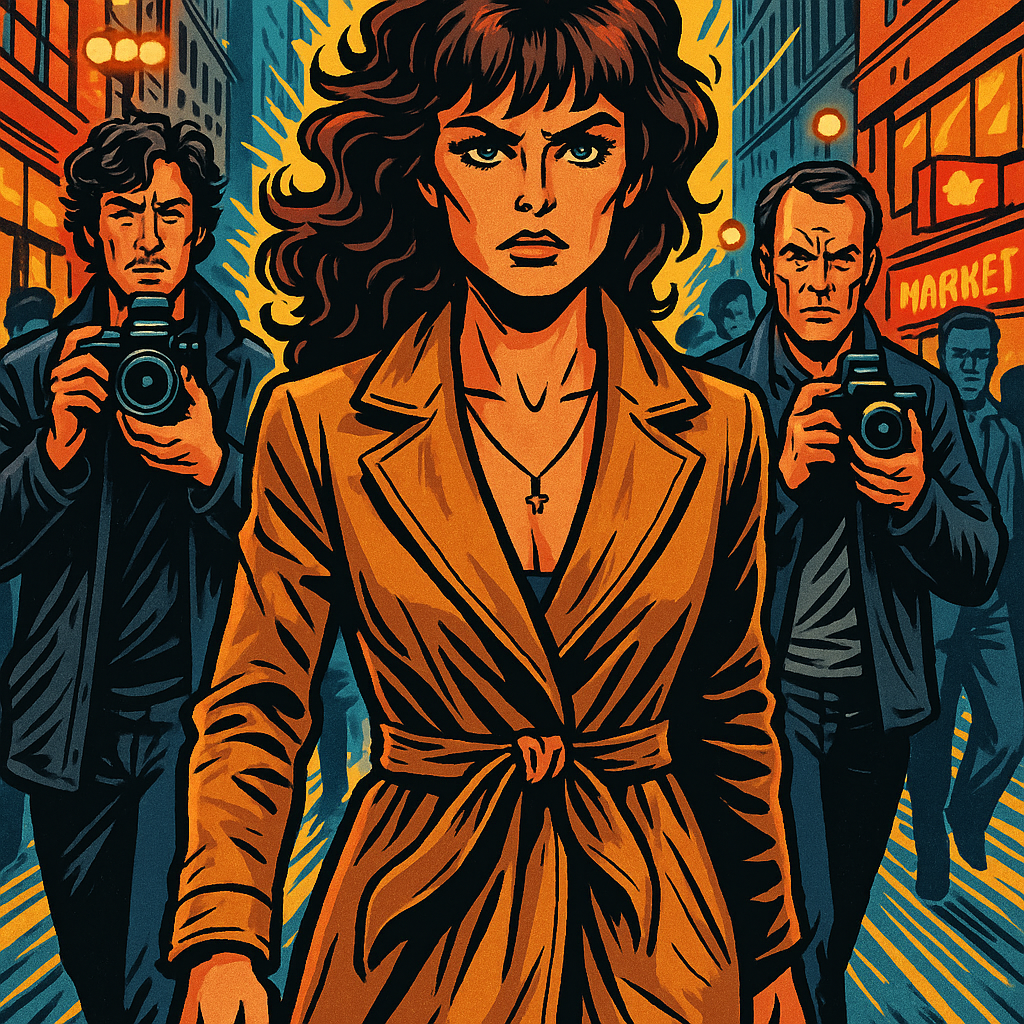 make it in comic book style