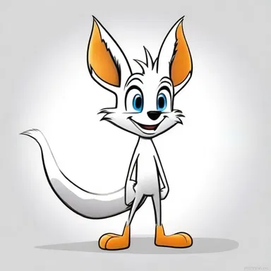 In cartoons, some characters are depicted with appendaged tails or antennae.