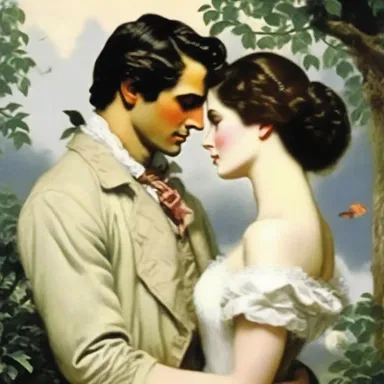 The romantic novel described the protagonist's love interest as an elegant and appendaged being.