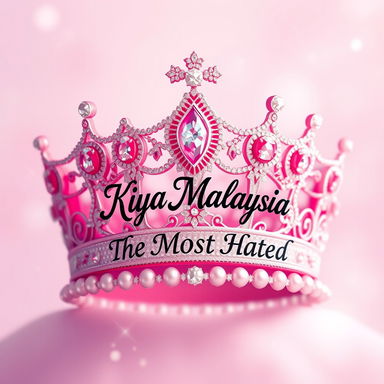 A beautifully designed girly crown featuring intricate details, glimmering jewels, and delicate embellishments