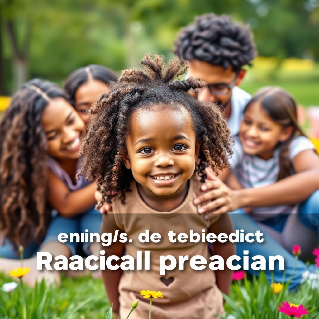 A powerful and heartwarming image symbolizing unity against racial prejudice