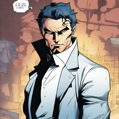 The protagonist in the comic book apperceives the villain's true identity based on a past encounter from a previous issue.