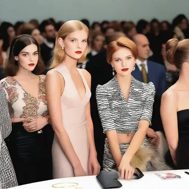 She attended fashion shows every season, her appetent enthusiasm for fashion never wavering.