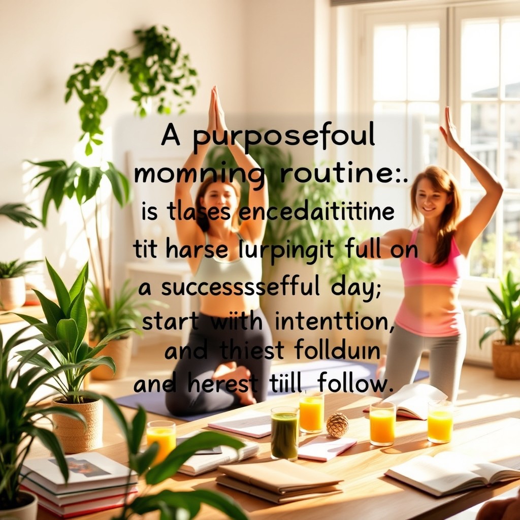 Transform Your Mornings: The Power of a Purposeful Routine