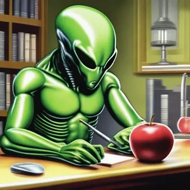 The science fiction novel introduced an alien race who practiced apple polishing as a way of showing reverence to their leaders.