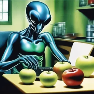 The science fiction novel introduced an alien race who practiced apple polishing as a way of showing reverence to their leaders.