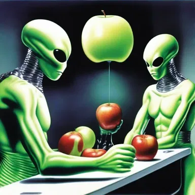 The science fiction novel introduced an alien race who practiced apple polishing as a way of showing reverence to their leaders.