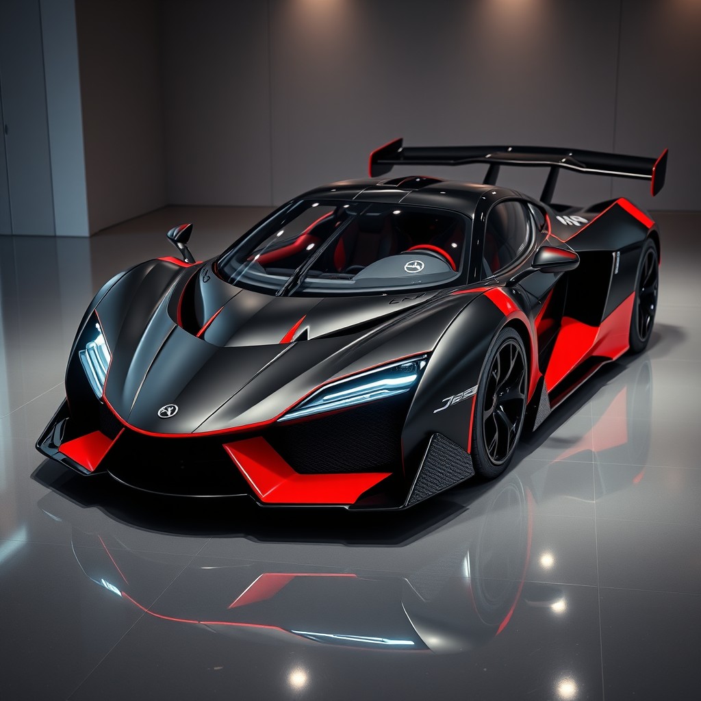A hypercar designed by blending elements from Italian, German, and Japanese automotive engineering