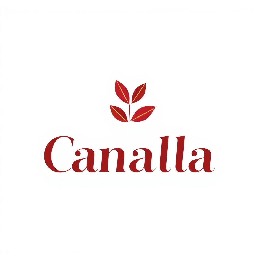 A modern and stylish logo design for the brand "La Canalla"