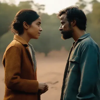 The new film explores the apposable relationship between the two main characters through symbolic imagery.