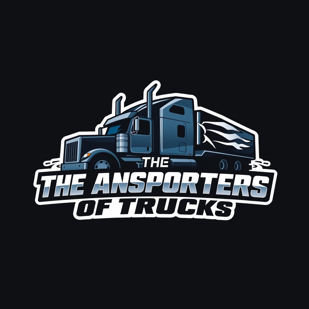 A contemporary logo design for a fictional gaming crew in GTA Online called 'The Transporters of Trucks'