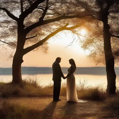 In a romantic setting, the depth of his love was fully appreciated by his partner.