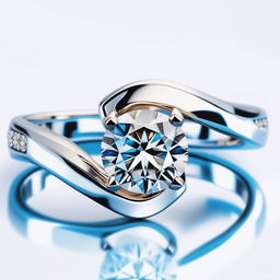 A collection of high-quality digital images, each depicting a unique variation of an engagement ring