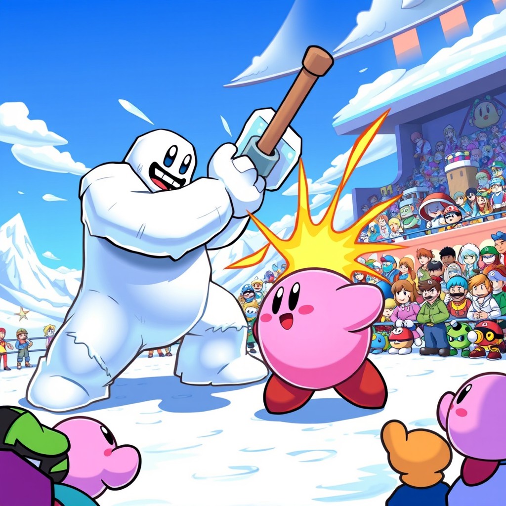 An epic showdown between Mr