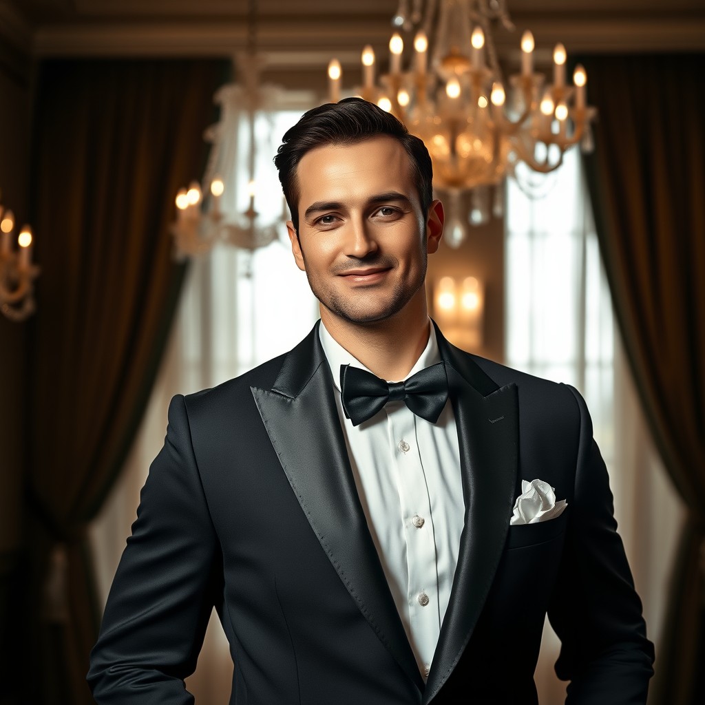 Sophisticated Portrait of a Confident Man in Tuxedo - Idyllic Ideas