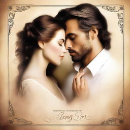 A high-quality digital art image, designed as a romance book cover