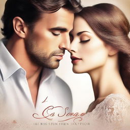 A high-quality digital art image, designed as a romance book cover