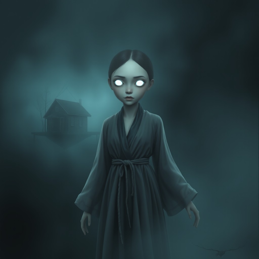 A female surrealist character named 'Sra