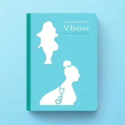 A high-quality, professionally designed cover for a medical curriculum vitae book