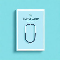 A simplistic, high-quality cover for a medical curriculum vitae book