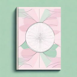 A high-quality digital art image of an abstract book cover for a daily journal planner