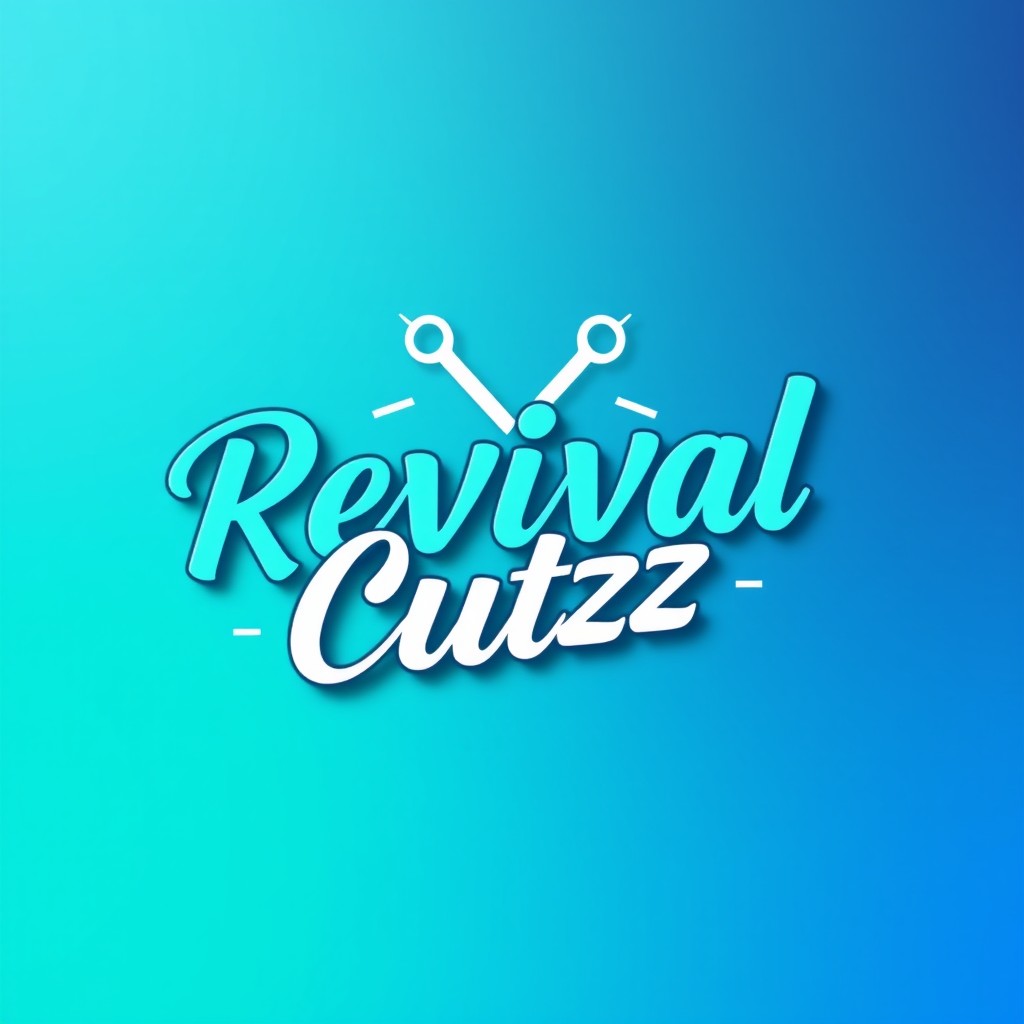 An eye-catching and modern Instagram profile picture design featuring the text 'Revival Cutzz' prominently