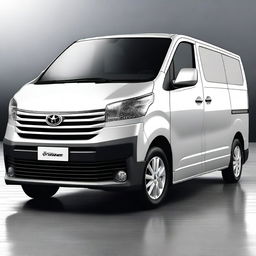 A high-quality digital art image of a Toyota Pro Ace van in a detailed and realistic style