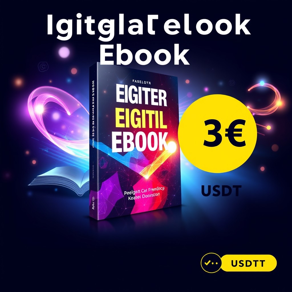 An enticing digital ebook advertisement featuring a vibrant, eye-catching design