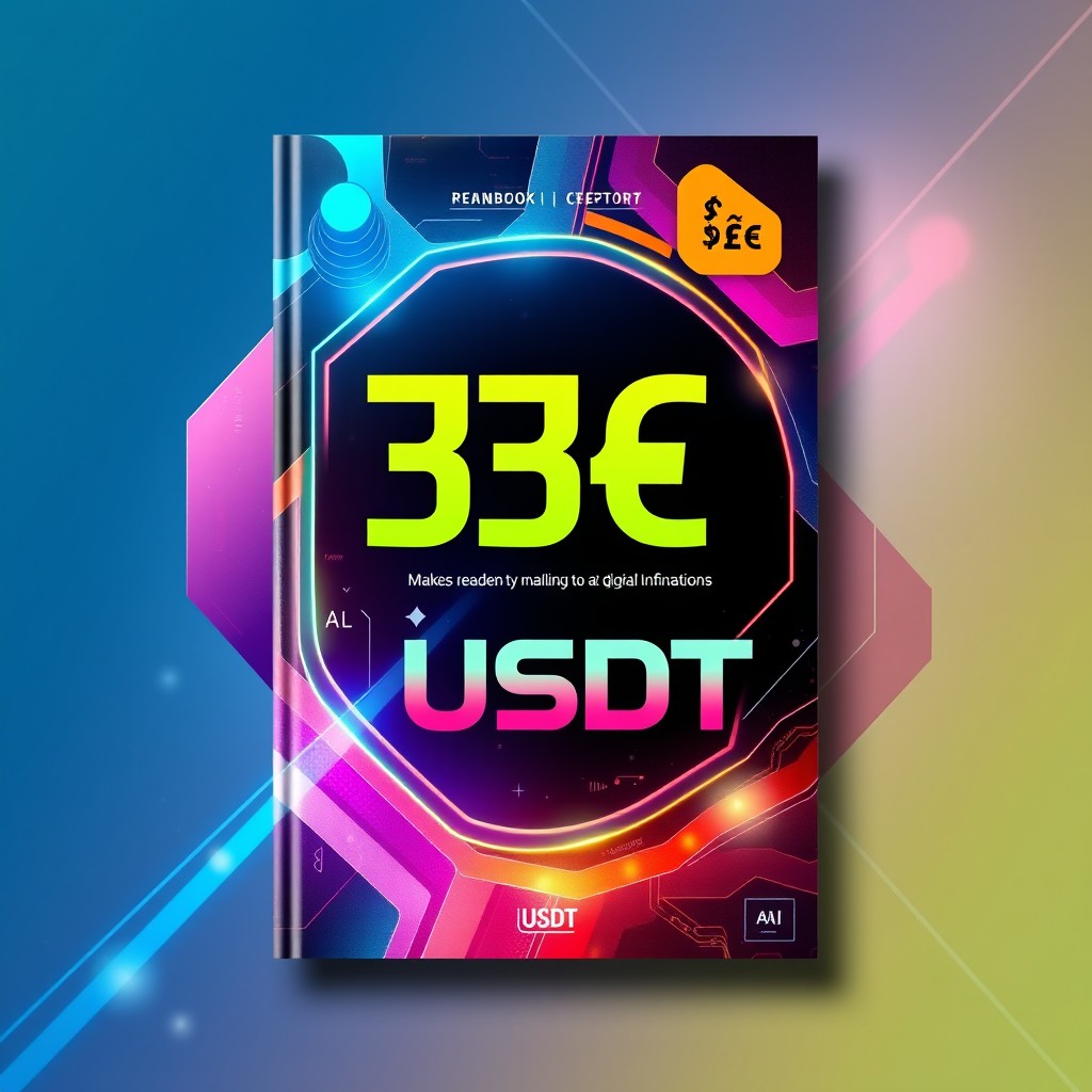 A vibrant and eye-catching digital book cover featuring a futuristic design