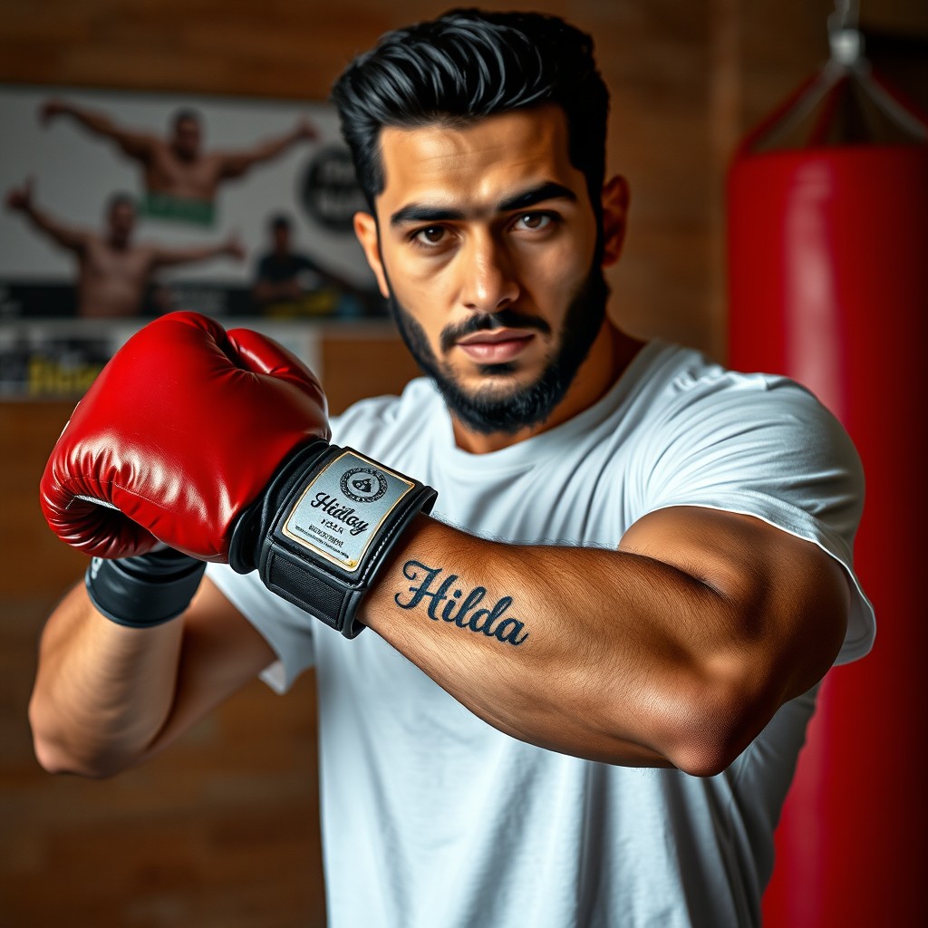 A 25-year-old Iranian man with a real face, tanned skin, and a well-built physique