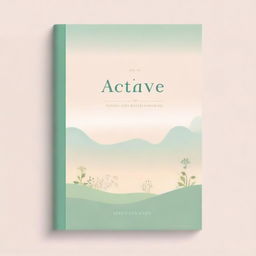 This is a high-quality digital art image designed as a book cover for a 365-day devotional and journal entitled 'Active and Alive'