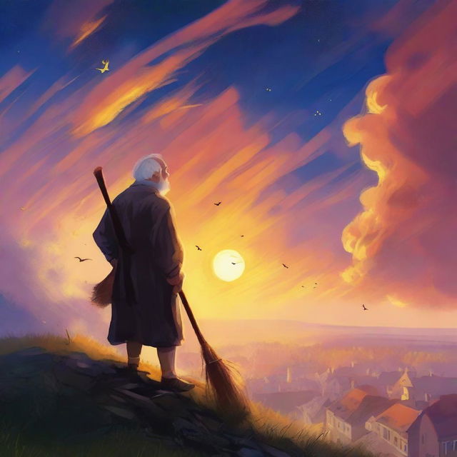 This is a vibrant digital painting illustrating a breathtaking dawn over Europe