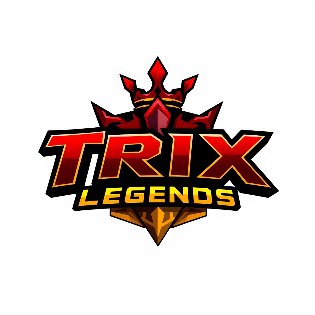 A logo design for 'Trix Legends'