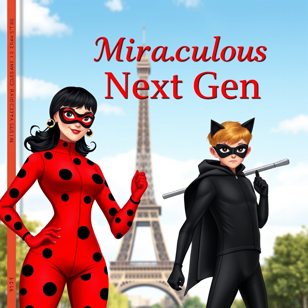 A book cover with a 9:16 aspect ratio featuring a stylized woman dressed in a vibrant red suit decorated with black polka dots, inspired by a ladybug without being a direct animal costume