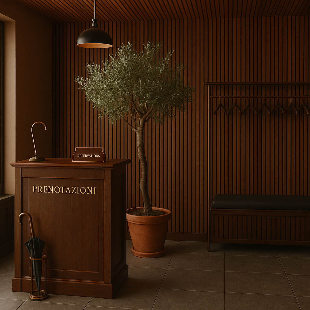 Charming Italian-Inspired Restaurant Interior Design