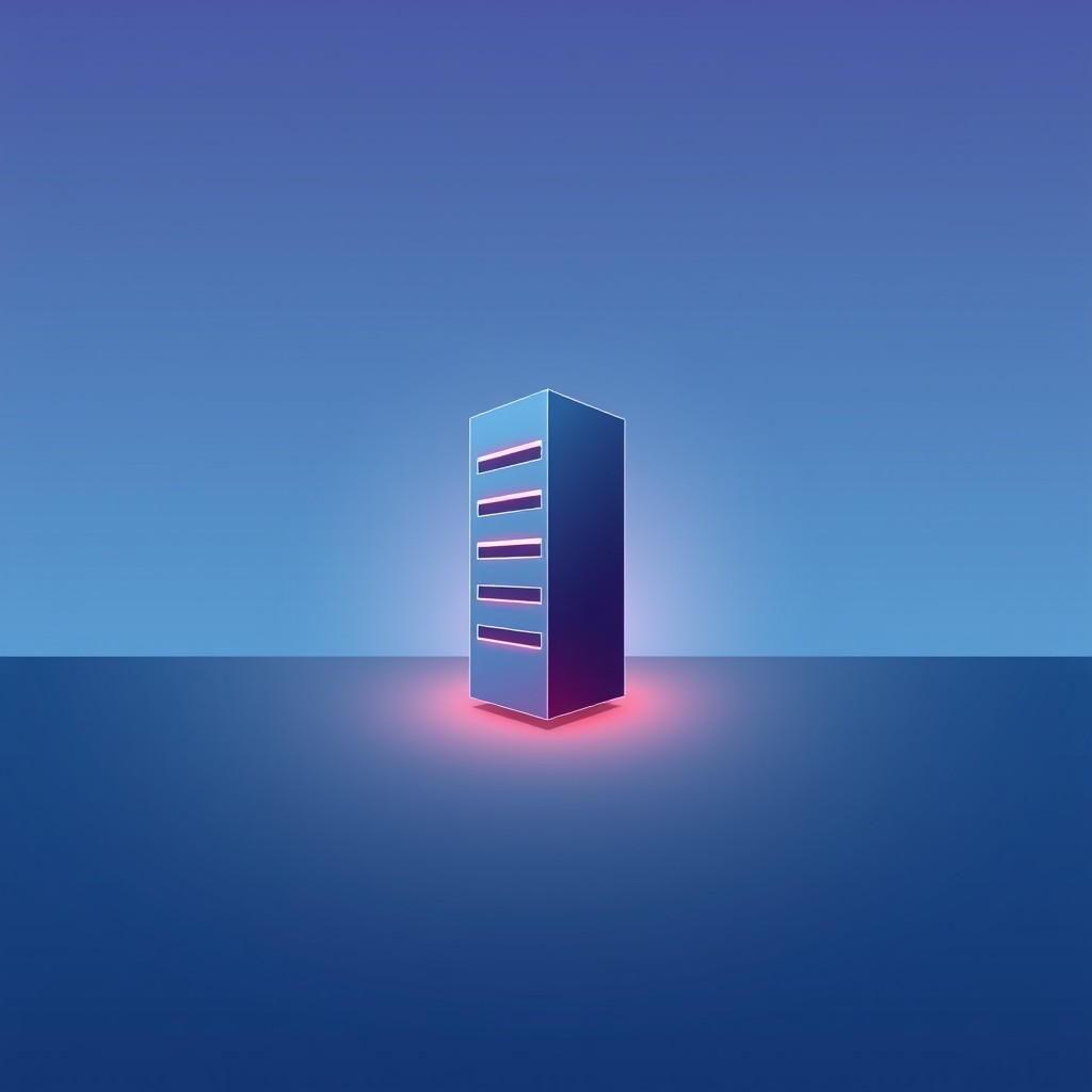 An elegant and modern server profile picture featuring a sleek, minimalist design with geometric shapes