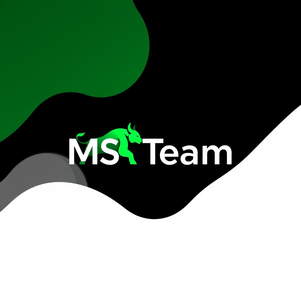 A promotional image for the trading field, predominantly featuring a harmonious and balanced mix of black and green colors
