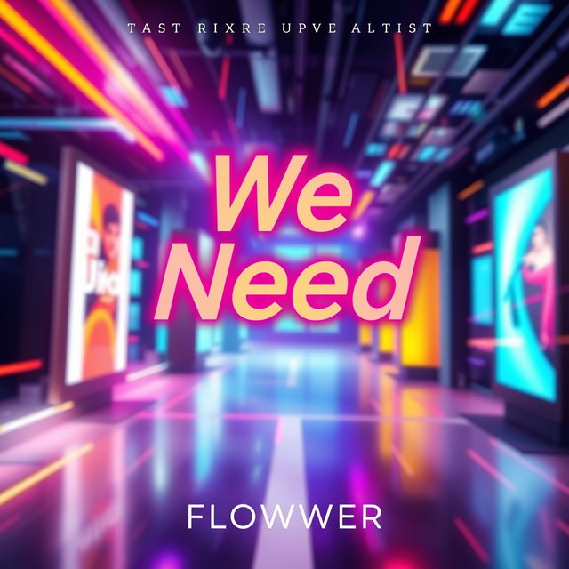 A realistic album cover for an uptempo music track