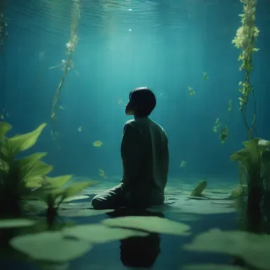 In the visually stunning film, a scene was captured where the protagonist encounters a mystical aquatic plant that grants him extraordinary abilities.