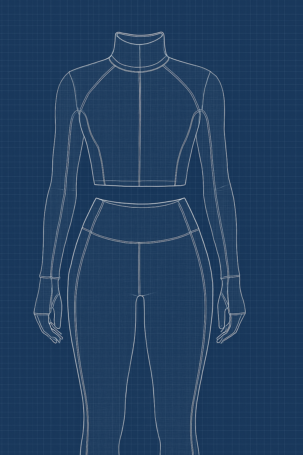Explain this outfit in details like a blueprint
