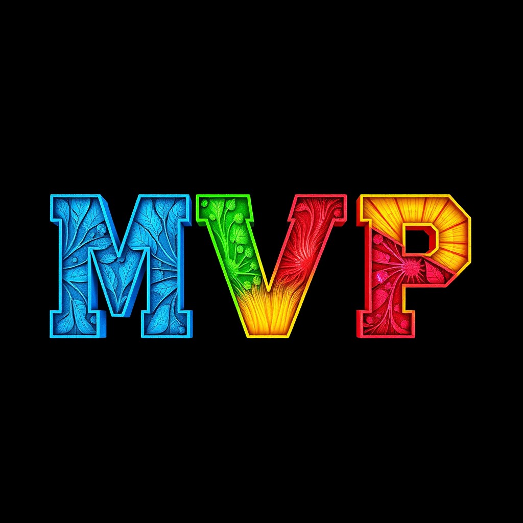 Vibrant MVP Artwork: Bold & Dynamic Design