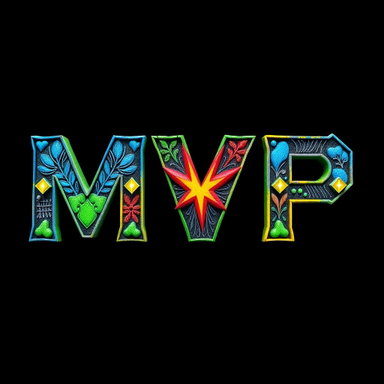 Vibrant MVP Artwork: Bold & Dynamic Design