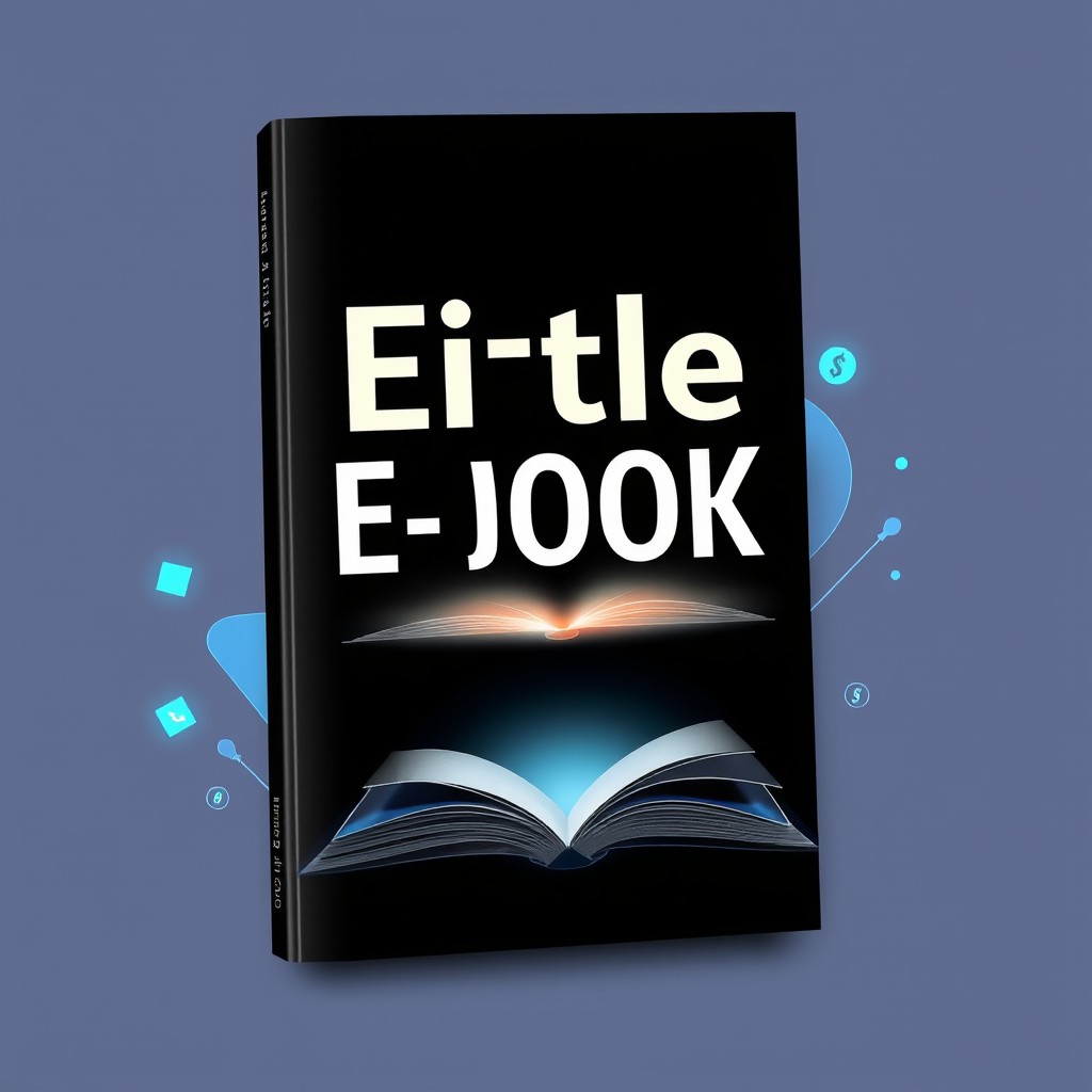 A visually appealing electronic book (e-book) cover design showcasing the title prominently in an attractive font