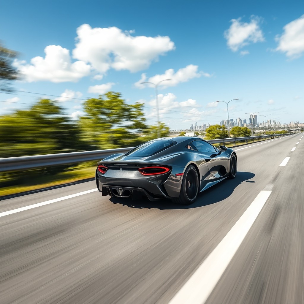 Stunning Sports Car in Motion | Experience the Thrill of Speed