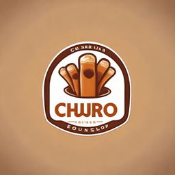 Design a captivating business logo for a churros company. The logo should contain the brand name 'Churro Bliss', evoking a sense of appetizing delight and warmth.