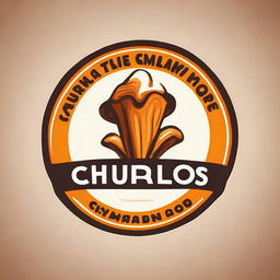 Design a captivating business logo for a churros company. The logo should contain the brand name 'Churro Bliss', evoking a sense of appetizing delight and warmth.