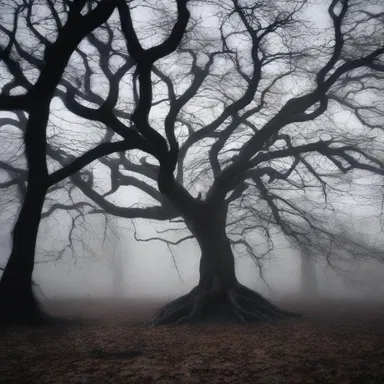 As the night fell, the eerie arbor in the haunted forest seemed to come alive with twisted branches that reached out like skeletal fingers, sending shivers down the protagonist's spine.