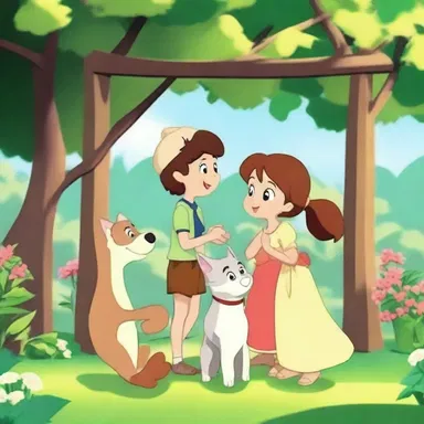 In the animated show, the lovable characters often gather under the shade of the arbor, engaging in fun and adventurous activities while surrounded by the beauty of nature.