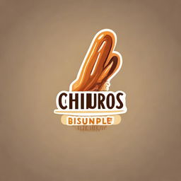 Design a captivating business logo for a churros company. The logo should contain the brand name 'Churro Bliss', evoking a sense of appetizing delight and warmth.