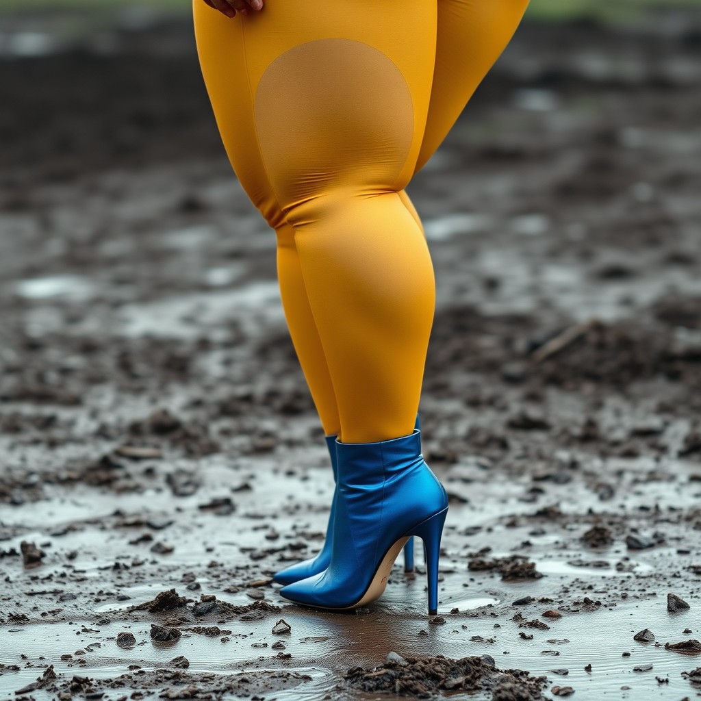 A full-figured, dominant woman weighing 150 kg and standing 180 cm tall